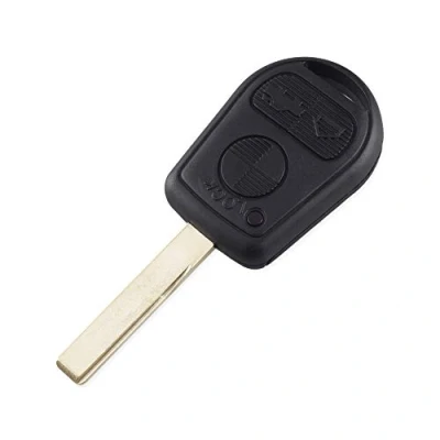 Afbeelding van PHONILLICO Sleutelhoes voor BMW E31 E32 E34 E36 E38 E39 E46 Z3 Z4 X5 X3 3 toetsen vouwafstandsbediening met lemmet
