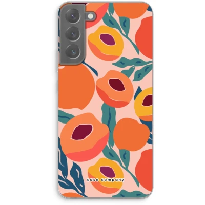 Afbeelding van Case Company® hoesje geschikt voor Samsung Galaxy S22 Plus Perzik Soft Cover Telefoonhoesje Bescherming aan alle Kanten en Schermrand