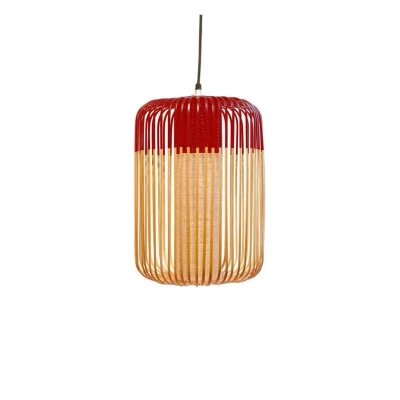 Afbeelding van Forestier Bamboo Light hanglamp Ø35 large rood