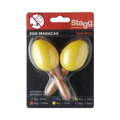 Afbeelding van Stagg Maracas EGG MA S/YW Geel