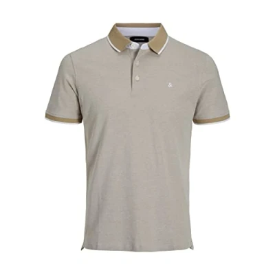 Afbeelding van Jack &amp; Jones Jjepaulos Ss Poloshirt voor heren, Beige