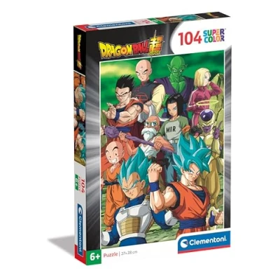 Afbeelding van Clementoni Dragon Ball Supercolor 104 stukjes kinderen 6 jaar, cartoons, superhelden puzzel, gemaakt in Italië, meerkleurig, 25757