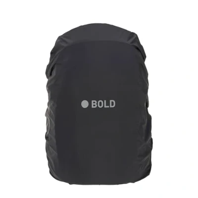 Afbeelding van LÄSSIG Regenhoes voor kinderen, schooltas/school, Raincover Bold Black, zwart, regenbescherming, zwart., Regenbescherming