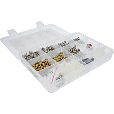 Afbeelding van Inhoud: 50 schroeven voor behuizingen HDD CD rom #4 40 D Sub moederbordschroeven kabel koelventilators