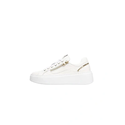 Afbeelding van Nero Giardini E513081D damessneakers van leer en technisch materiaal, Wit., 37 EU
