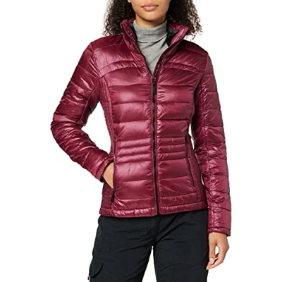 Afbeelding van De Regatta Keava baffle jas outdoorjas dames lichtgewicht waterafstotend Midden rood