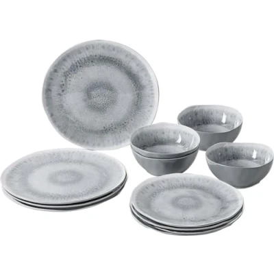Afbeelding van BRUNNER Pearl Campingservies, melamine, 12 delig, antislip