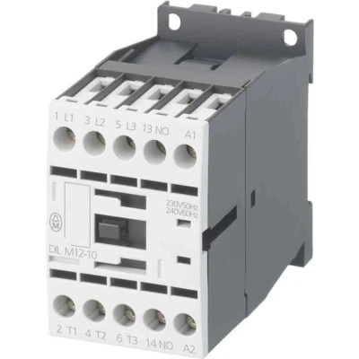 Afbeelding van Eaton DILM12 10(24VDC) Contactor 3x NO 5.5 kW 24 V/DC 12 A 1 stuk(s)