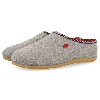 Afbeelding van HOT POTATOES Laupstad, pantoffels voor dames, grijs.