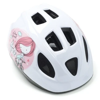 Afbeelding van Kinderhelm Polisport Princess (Maat XS, Wit/Roze)