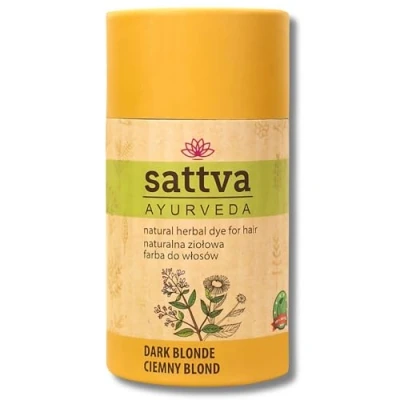 Afbeelding van Sattva Ayurveda natuurlijke haarverf, dubbele portie henna kleuring voor mensen met allergieën, biologische plantaardige haarkleur haarkleur, volume en