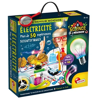 Image de Lisciani I&#039;m a Genius ELECTRICITE, Plus de 50 expériences scientifiques sur l&#039;électricité, partir da 7 Ans
