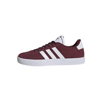Image de adidas Homme VL COURT 3.0 SHOES, Shadow Red/Cloud White/Shadow Red, 42 EU