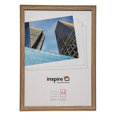 Afbeelding van Hampton fotokader Sorbonne, in 2 cm MDF, eikeneffect, A3