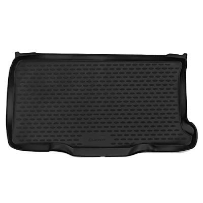 Afbeelding van Element Kofferbakmat, antislip, van rubber, op maat, Fiat 500 2007, zwart