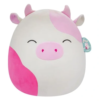 Afbeelding van Squishmallows Caedyn Pink Spotted Cow W/Closed Eyes 40cm Plush