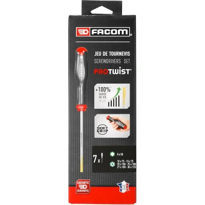 Image de FACOM ATXR.J7PB jeu de tournevis torx et resistorx 7 pièces