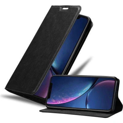Afbeelding van Cadorabo Hoesje geschikt voor Apple iPhone 11 PRO in ZWARTE NACHT Beschermhoes met magnetische sluiting, standfunctie en kaartvakje Book Case Cover Etui