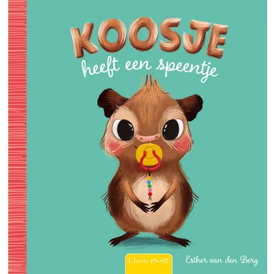 Afbeelding van Uitgeverij clavis kartonboek koosje heeft een speentje