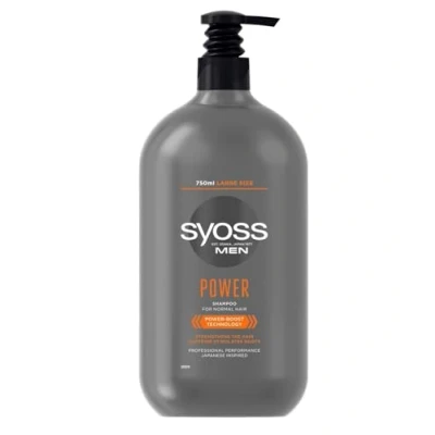 Afbeelding van 6x Syoss Men Shampoo Power voor normaal haar 750 ml