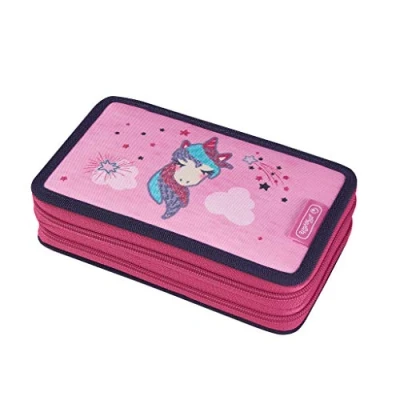 Afbeelding van Herlitz 50026081 23 delige dubbele etui, eenhoorn, 19 cm, Eenhoorn