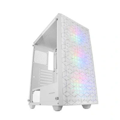 Afbeelding van MARSGAMING MC MAG, ATX gaming behuizing, compleet zijvenster, gehard glas, dubbel stofdicht magnetisch rooster aan de voorkant, 3 x 120 mm FRGB ventilatoren, 360 vloeistofkoeling,