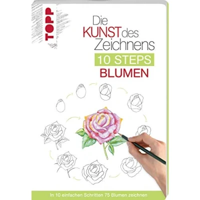 Afbeelding van Die Kunst des Zeichnens 10 Steps Blumen