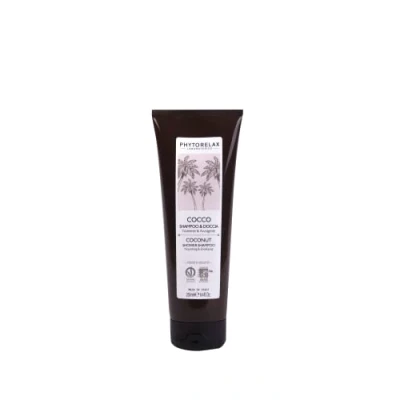 Afbeelding van Phytorelax Vegan &amp; Organic Coconut Nourishing Enveloping Shower Shampoo Douchegel, Maat: 250 ml,