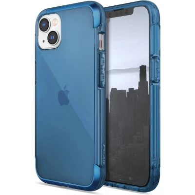 Afbeelding van Raptic X Doria Air Case iPhone 14 hoesje, gepantserde cover, blauw
