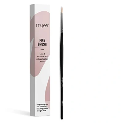 Afbeelding van Mylee Pinceau fin 9mm pour l&#039;application de vernis à ongles et gel. Outil manucure qualité professionnelle Idéal une utilisation domicile ou en salon