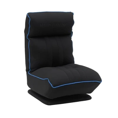Afbeelding van MARSGAMING MGC THRONE, Ergonomische gamingbank, 360 graden draaibare basis, verstelbare hoofdsteun, hoogwaardige schuimvulling, veelzijdig opvouwbaar design, pc bank, robuuste structuur, blauw