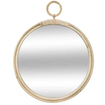 Image de atmosphera miroir rotin rond ø 38 cm