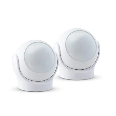 Afbeelding van METRONIC Zigbee Bewegingsmelder (2 stuks), draadloos, 7 m, 150 graden, smartphone melding, kleef /schroefbevestiging, energiebesparend, compatibel met Tuya 495725
