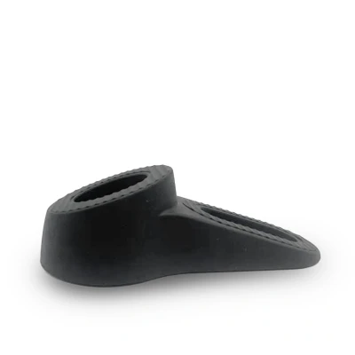 Afbeelding van FSW Products Deurstopper Liggend Zwart 118x60x38 mm Deurbuffer Stootdoppen Kunststof Deurstoppers