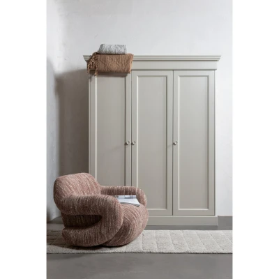 Afbeelding van WOOOD Olivia Kledingkast Grenen Dust 212x171x63