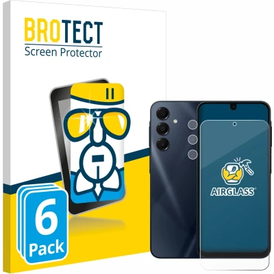 Afbeelding van BROTECT Screenprotector voor Samsung Galaxy A16 5G (Voor+Camera) Folie Beschermfolie Beschermglas transparant (6 Stuks)