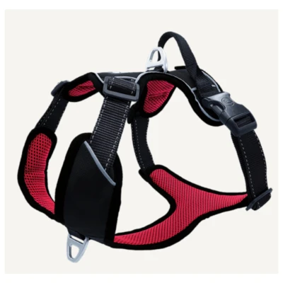 Afbeelding van Petlando Hondenharnas Outdoor Rood&amp;Zwart Hondentuig 45 56 cm