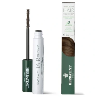 Afbeelding van Herbatint Temporary Hair Touch Up kastanjebruin mascara voor onmiddellijke retouchering van de heropleving tijdelijke dekking grijs haar, dermatologisch getest, 93% ingrediënten oorsprong