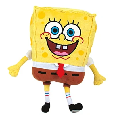 Afbeelding van BBSPONGE Spongebob Pluche dier Bob Squarepants badstof 28 cm Superzachte kwaliteit