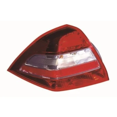 Afbeelding van ABAKUS 551 1969L UE Achterlicht Links PY21W, P21/5W, P21W Rood Zonder lamphouder, gloeilamp RENAULT: MEGANE 2 Stufenheck