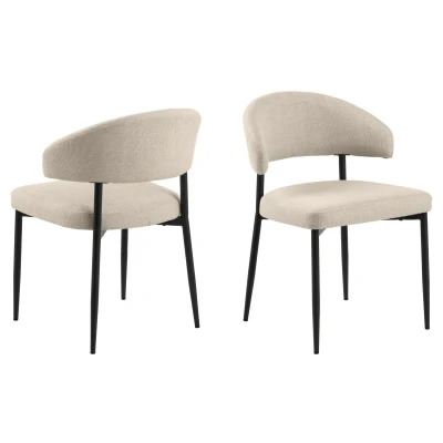 Afbeelding van Eetkamerstoel Catania Beige Giga Living