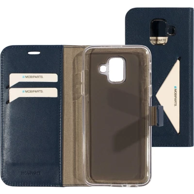 Afbeelding van Mobiparts Classic Wallet Case Samsung Galaxy A6 (2018) Blue