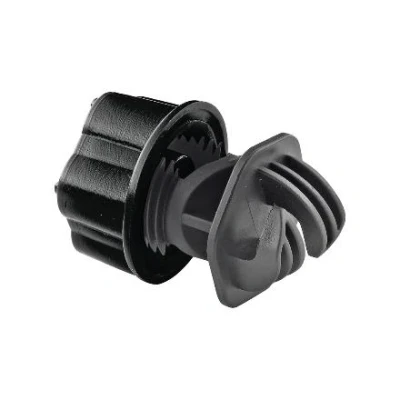 Image de Ako Isolateur à Vis Filet Corde 10pc Noir/Rouge