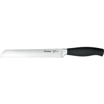 Afbeelding van Metaltex Comfort Broodmes 33 Cm Zwart/Rvs