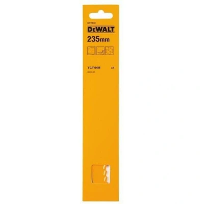 Afbeelding van DEWALT DT2335 QZ reciprozaagblad met TCT tanden voor licht metselwerk, blokken en baksteen 235mm