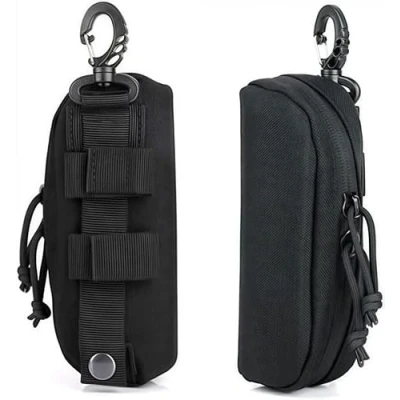 Afbeelding van ACEXIER 1 x MOLLE tactische brillenkoker, schokbestendig, draagbaar, met riemclip, Khaki (stad)
