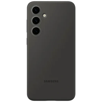 Afbeelding van Samsung Silicone Case Geschikt voor Galaxy S24 FE Zwart
