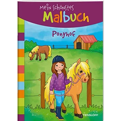 Afbeelding van Mein schönstes Malbuch. Ponyhof