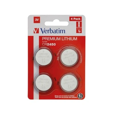 Image de Verbatim Batterie 4 x CR2450 Li