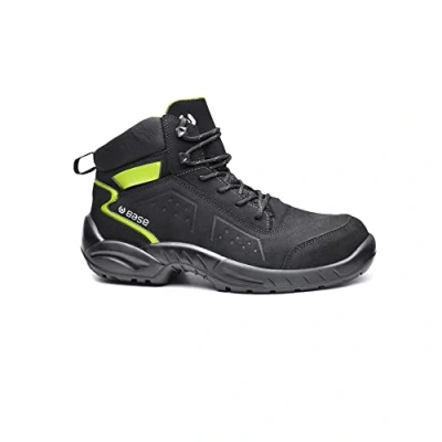Afbeelding van Portwest Base B0177 Werkschoen Antigeur en Antibacterisch schoenen S3 SRC Zwart Maat 44